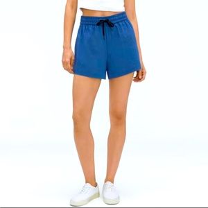 NWT EVERLANE The Seersucker Boxer Short Sz.L